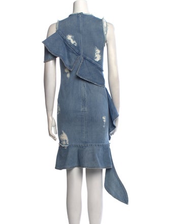 Jonathan Simkhai Crew Neck Midi Length Dress