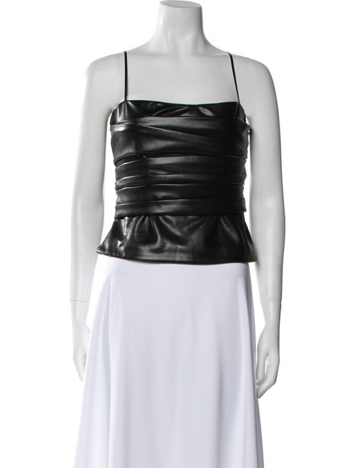 Jonathan Simkhai Square Neckline Sleeveless Crop Top