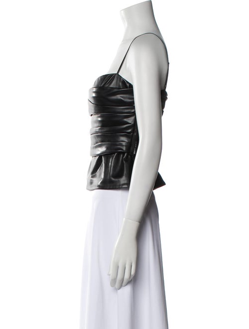 Jonathan Simkhai Square Neckline Sleeveless Crop Top