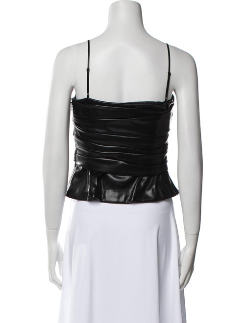 Jonathan Simkhai Square Neckline Sleeveless Crop Top