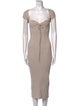 Jonathan Simkhai Square Neckline Long Dress