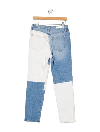 Jonathan Simkhai Mid-Rise Straight Leg Jeans