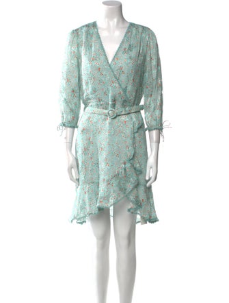 Jonathan Simkhai Floral Print Knee-Length Dress