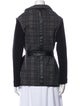 Jonathan Simkhai Virgin Wool Plaid Print Jacket
