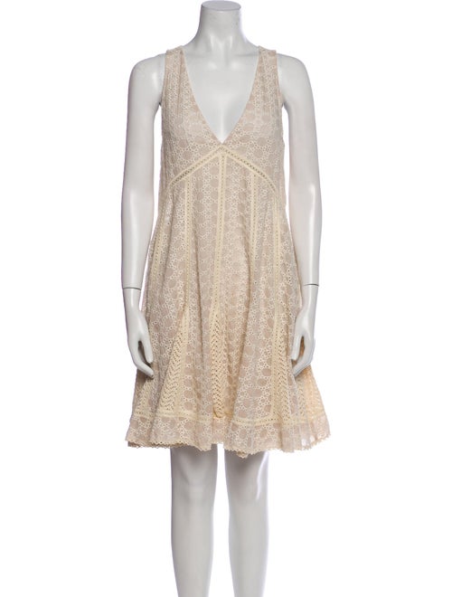 Jonathan Simkhai V-Neck Mini Dress