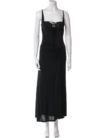 Jonathan Simkhai Square Neckline Midi Length Dress