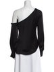 Jonathan Simkhai Asymmetrical Long Sleeve Blouse