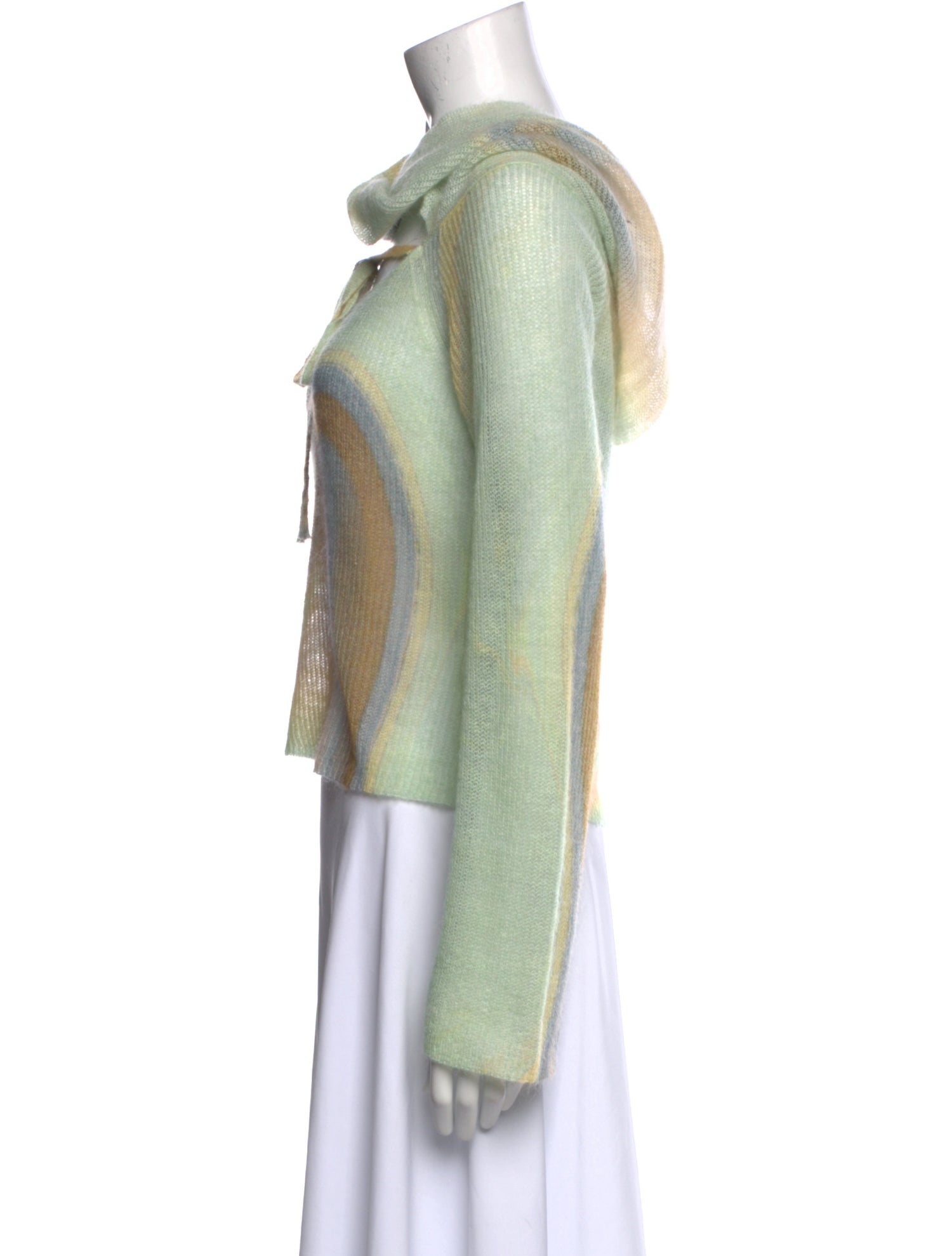 Jonathan Simkhai Printed Crew Neck Sweater w/ Tags