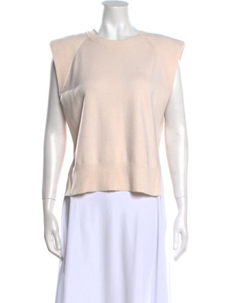 Jonathan Simkhai Wool Scoop Neck Top
