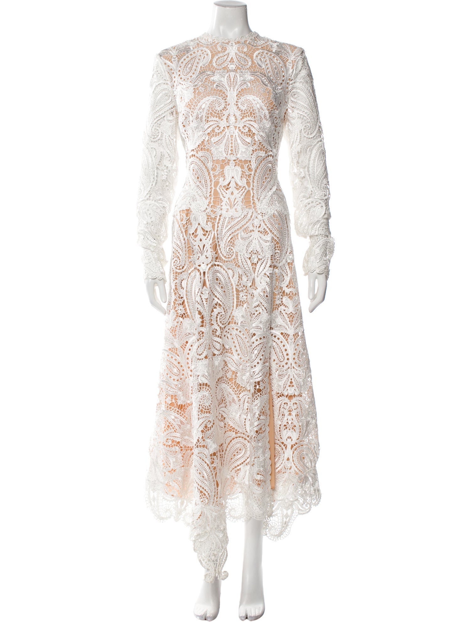 Jonathan Simkhai Lace Pattern Long Dress