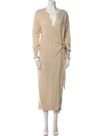 Jonathan Simkhai V-Neck Midi Length Dress