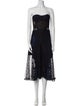 Jonathan Simkhai Lace Pattern Knee-Length Dress