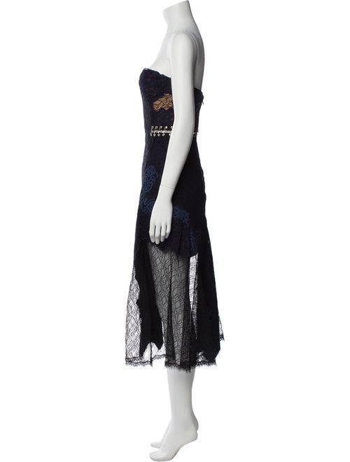 Jonathan Simkhai Lace Pattern Knee-Length Dress