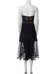 Jonathan Simkhai Lace Pattern Knee-Length Dress
