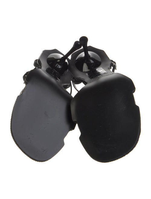 Jonathan Simkhai Satin Crystal Embellishments Sandals