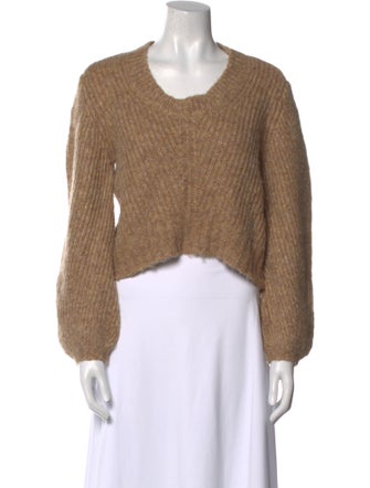 Jonathan Simkhai Wool Scoop Neck Sweater