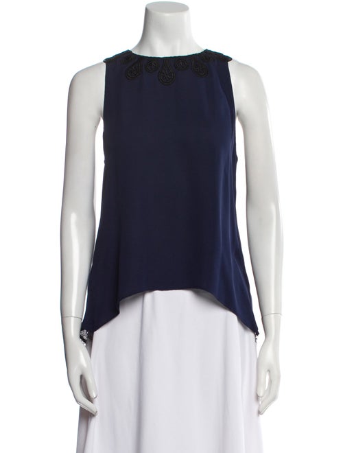 Jonathan Simkhai Silk Bateau Neckline Blouse