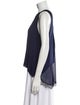 Jonathan Simkhai Silk Bateau Neckline Blouse