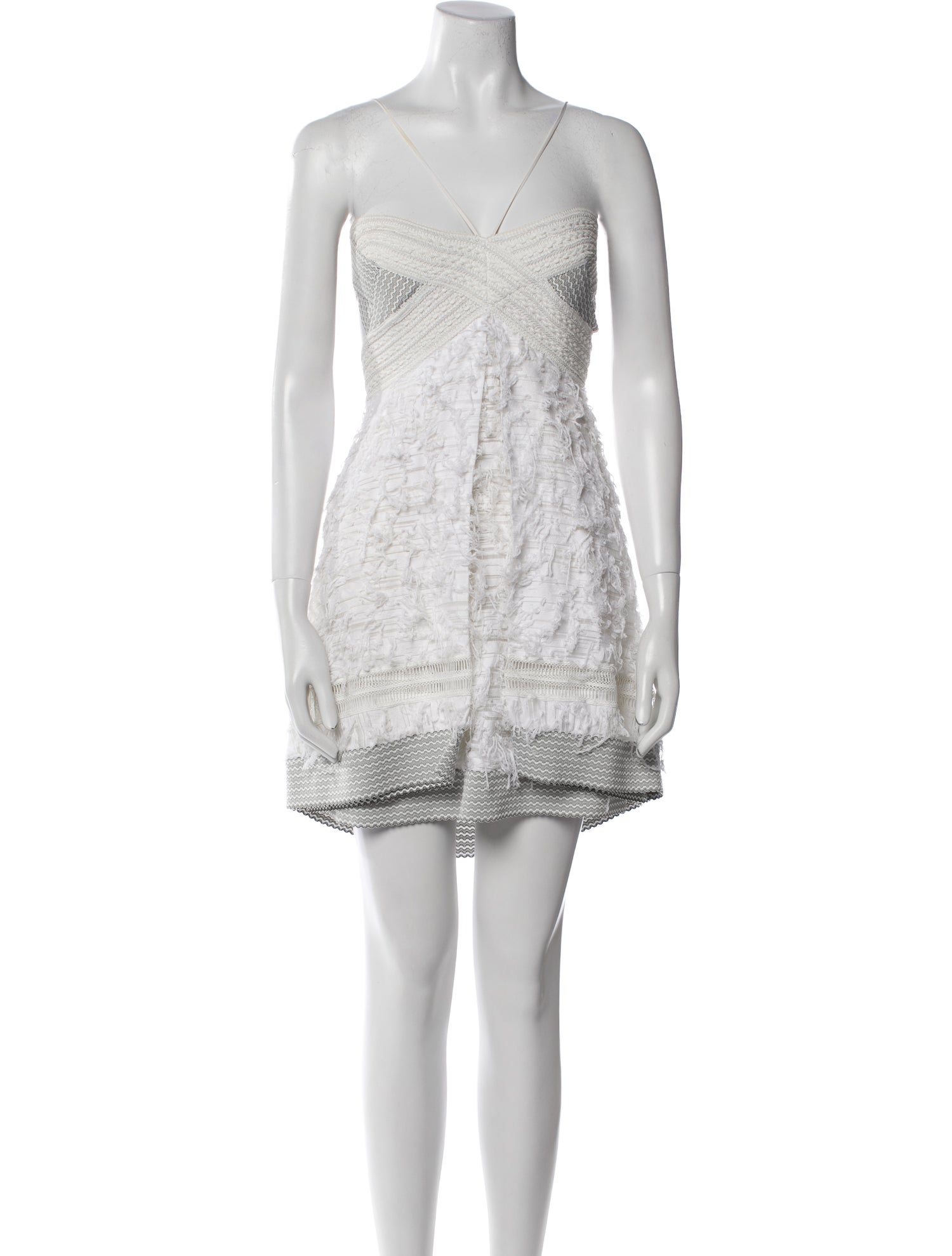 Jonathan Simkhai V-Neck Mini Dress