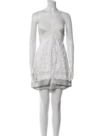 Jonathan Simkhai V-Neck Mini Dress