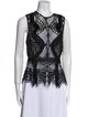 Jonathan Simkhai Lace Pattern Crew Neck Top