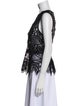 Jonathan Simkhai Lace Pattern Crew Neck Top