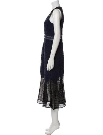 Jonathan Simkhai Lace Pattern Midi Length Dress