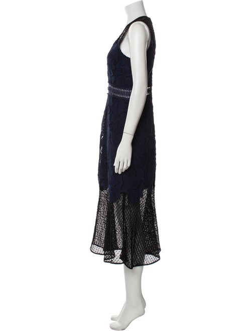 Jonathan Simkhai Lace Pattern Midi Length Dress