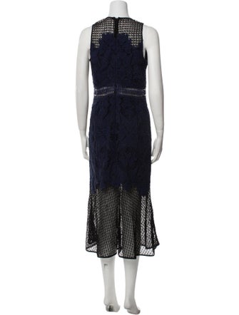 Jonathan Simkhai Lace Pattern Midi Length Dress