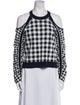 Jonathan Simkhai Printed Scoop Neck Crop Top