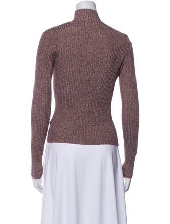 Jonathan Simkhai Mock Neck Long Sleeve Top