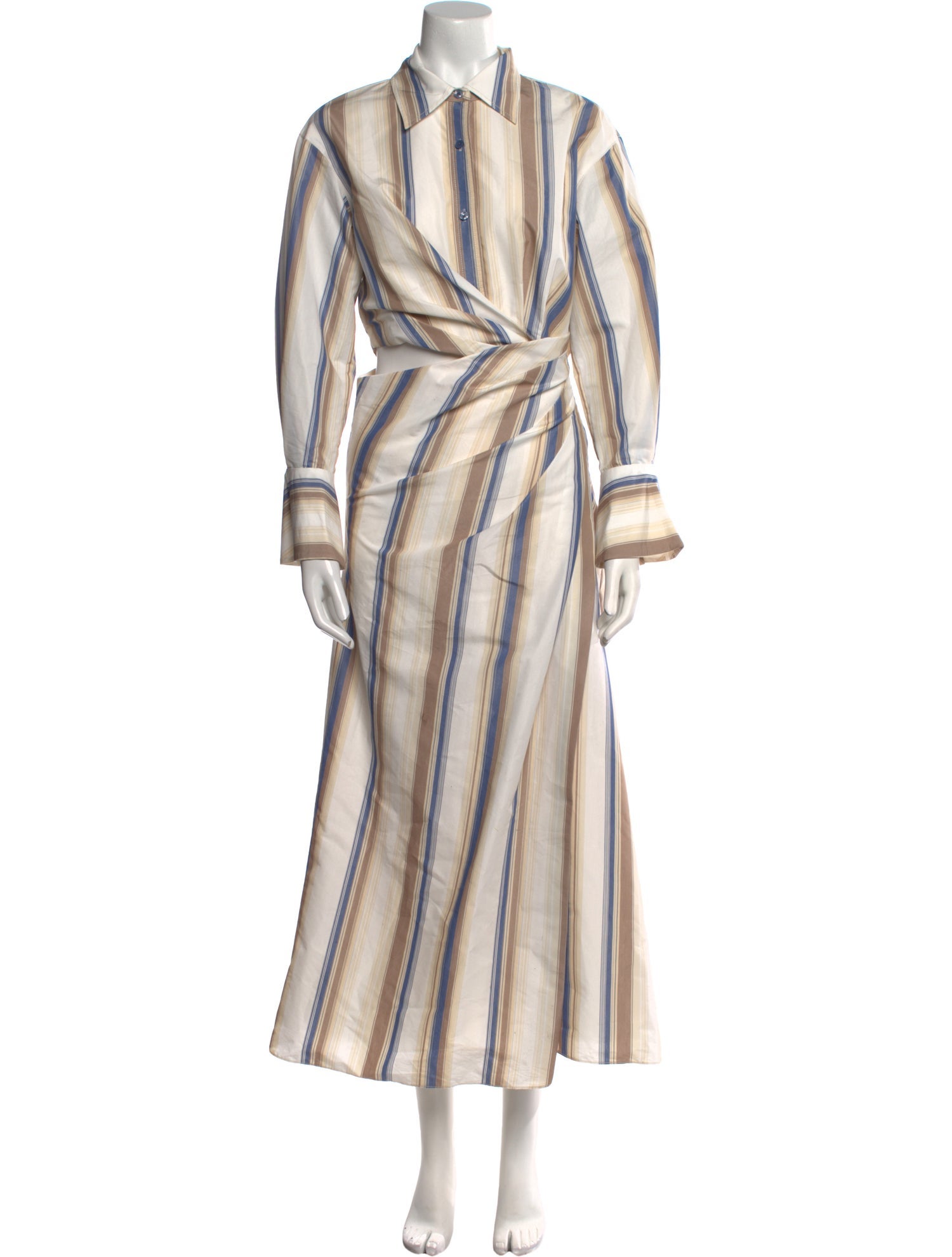 Jonathan Simkhai Striped Long Dress