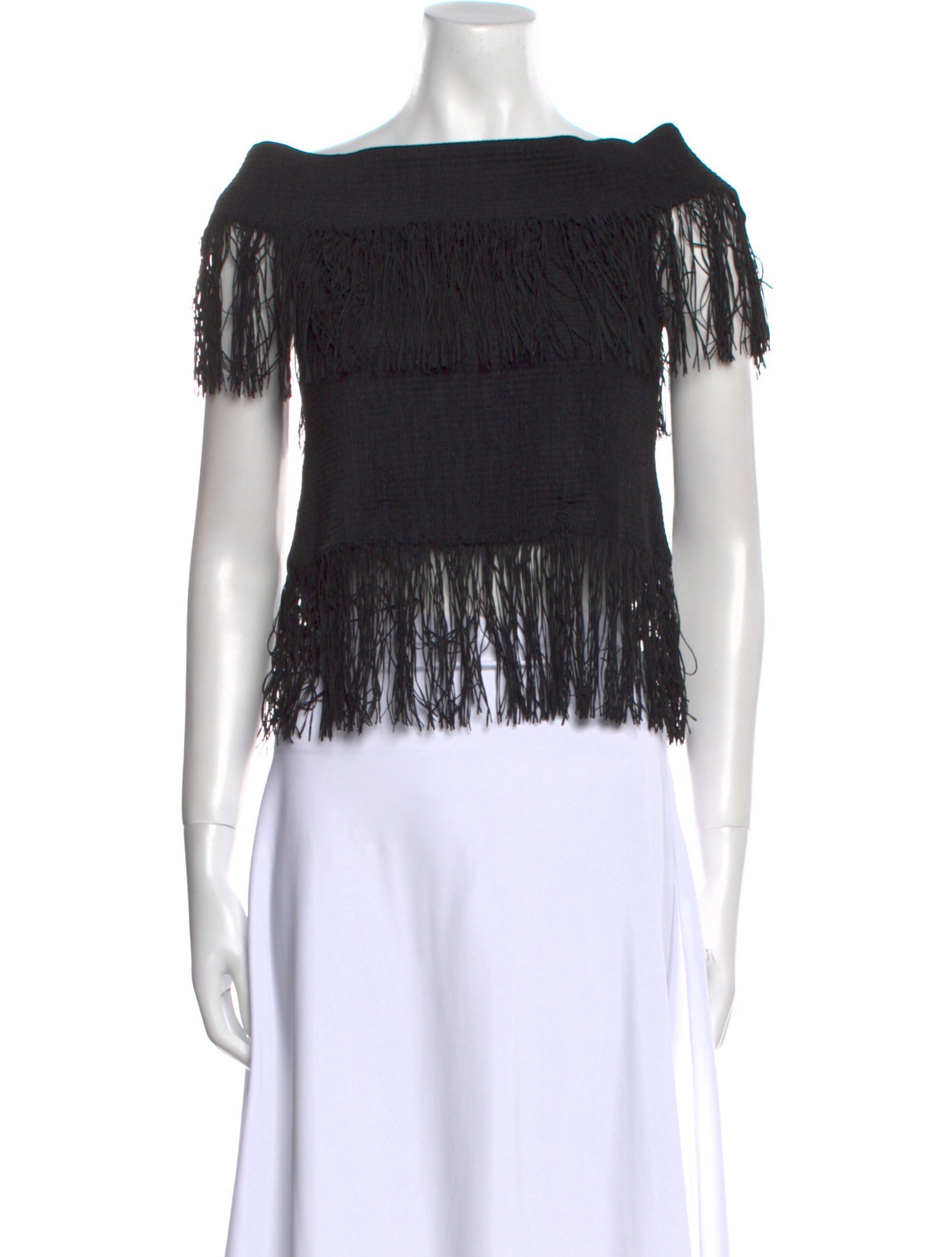 Jonathan Simkhai Off-The-Shoulder Short Sleeve Crop Top w/ Tags