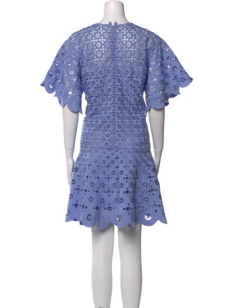Jonathan Simkhai Lace Pattern Mini Dress