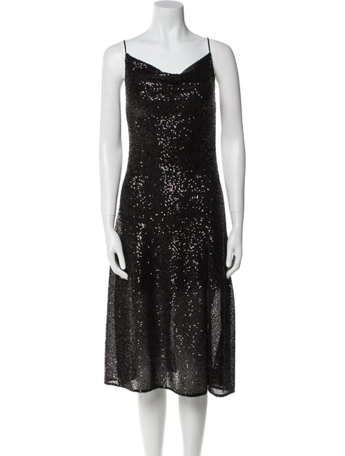 Jonathan Simkhai Cowl Neck Midi Length Dress