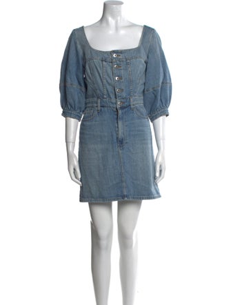 Jonathan Simkhai Square Neckline Mini Dress