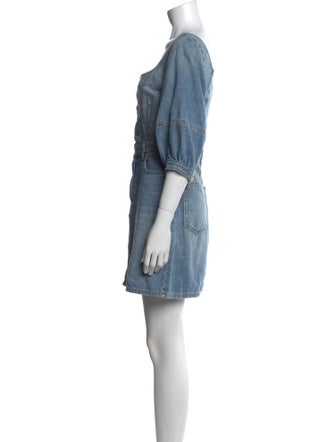 Jonathan Simkhai Square Neckline Mini Dress