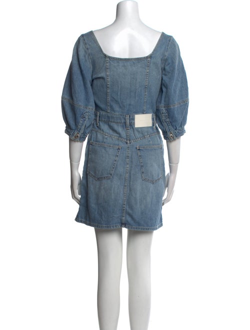 Jonathan Simkhai Square Neckline Mini Dress