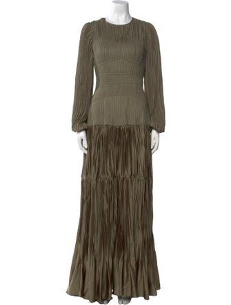 Jonathan Simkhai Crew Neck Long Dress