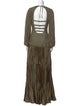 Jonathan Simkhai Crew Neck Long Dress