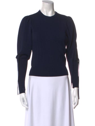 Jonathan Simkhai Crew Neck Long Sleeve Top