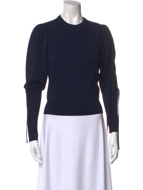Jonathan Simkhai Crew Neck Long Sleeve Top