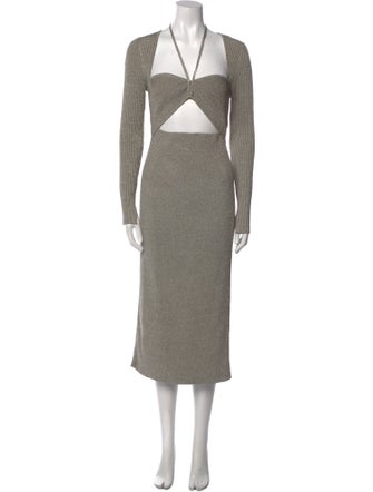 Jonathan Simkhai Striped V-Neck Sweater