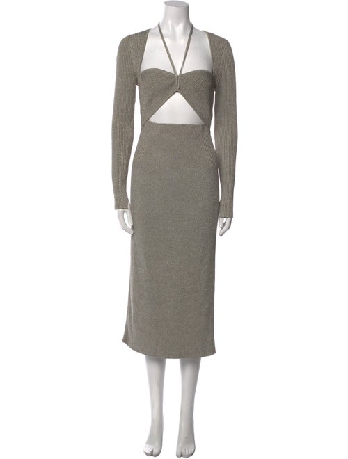 Jonathan Simkhai Striped V-Neck Sweater