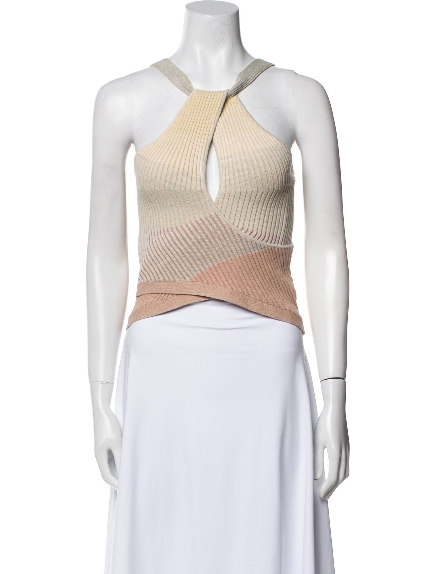 Jonathan Simkhai Halterneck Sleeveless Crop Top w/ Tags