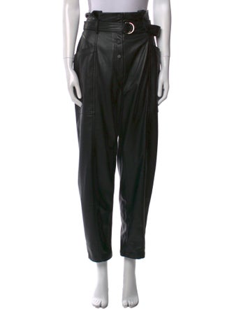 Jonathan Simkhai Faux Leather Straight Leg Pants