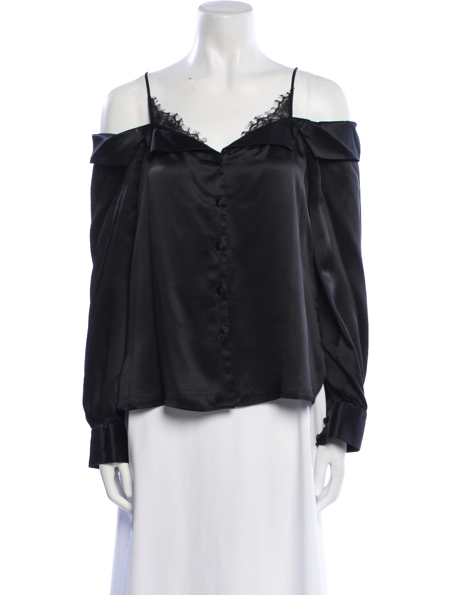 Jonathan Simkhai Silk Off-The-Shoulder Blouse