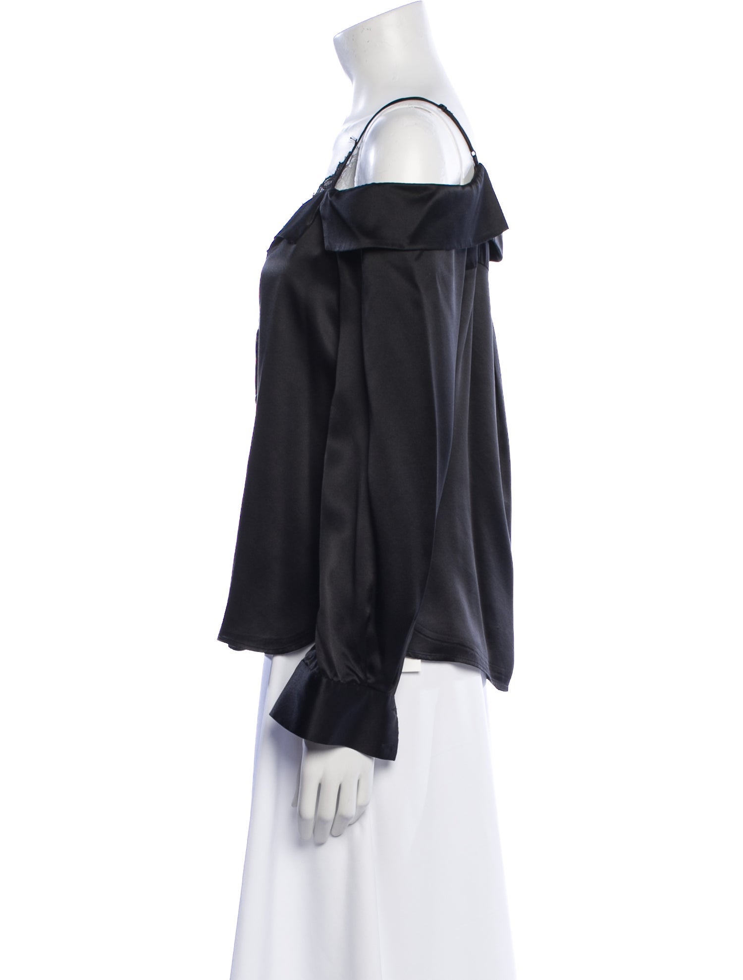 Jonathan Simkhai Silk Off-The-Shoulder Blouse