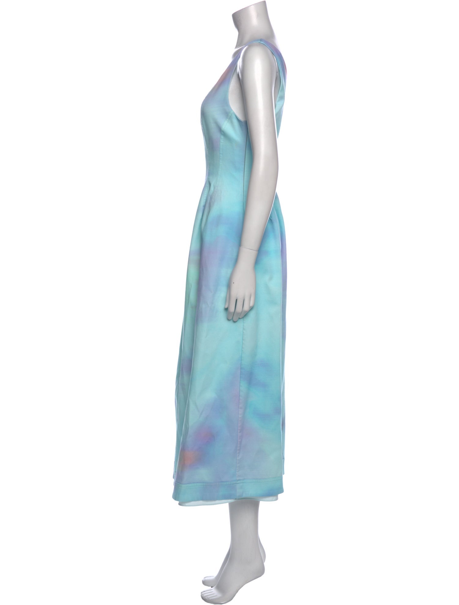 Jonathan Simkhai Tie-Dye Print Long Dress
