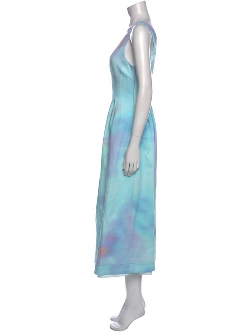 Jonathan Simkhai Tie-Dye Print Long Dress